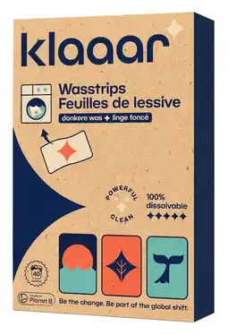 De Online Drogist Klaaar Wasstrips Donkere Was aanbieding