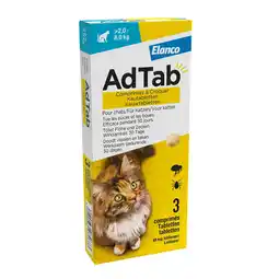 De Online Drogist Advantage AdTab Anti Vlo & Teek Katten Kauwtabletten aanbieding