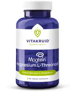 De Online Drogist Vitakruid Magtein Magnesium L-Threonaat Capsules aanbieding