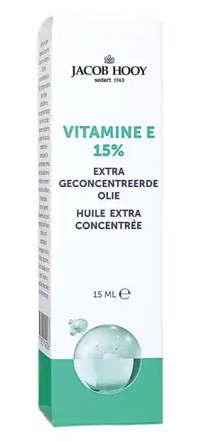 De Online Drogist Jacob Hooy Vitamine E 15% Extra Geconcentreerde Olie aanbieding