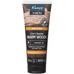 De Online Drogist Kneipp Men Body & Hair 2-in-1 Douche Warm Woods Cedernoot Eik aanbieding