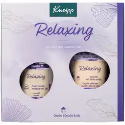 De Online Drogist Kneipp Relaxing Douche & Douche Scrub Geschenkset aanbieding