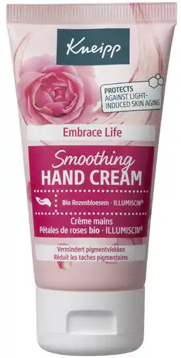 De Online Drogist Kneipp Embrace Life Smoothing Hand Cream Bio Rozenbloesem aanbieding