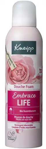 De Online Drogist Kneipp Douche Foam Embrace Life Bio Rozenbloesem aanbieding