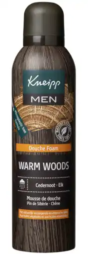De Online Drogist Kneipp Men Douche Foam Warm Woods Cedernoot Eik aanbieding