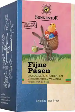 De Online Drogist Sonnentor Thee Fijne Pasen Biologisch aanbieding