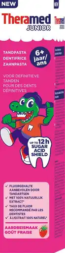 De Online Drogist Theramed Junior Tandpasta Aardbei 6+ jaar aanbieding
