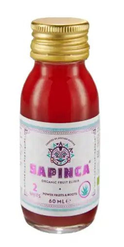 De Online Drogist Sapinca Organic Fruit Elixir aanbieding
