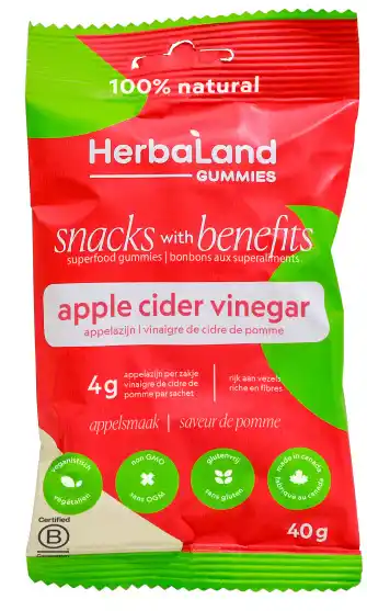 De Online Drogist Herbaland Gummies Apple Cider Vinegar aanbieding