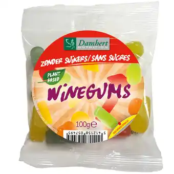 De Online Drogist Damhert Winegums Zonder Suiker aanbieding