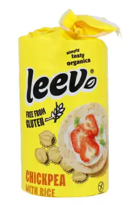 De Online Drogist Leev Chickpea With Rice Wafels aanbieding