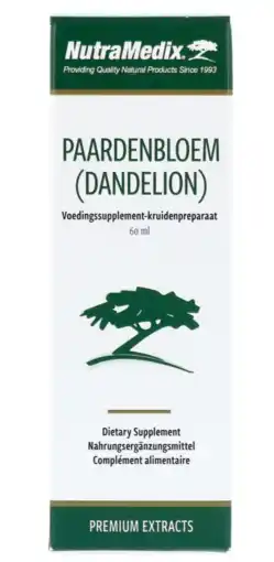 De Online Drogist Nutrimedix Paardenbloem Druppels aanbieding