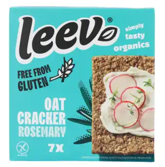 De Online Drogist Leev Oat Cracker Rosemary aanbieding