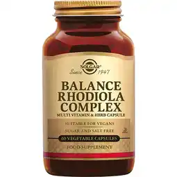 De Online Drogist Solgar Balance Rhodiola Complex Capsules aanbieding