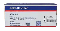 De Online Drogist Delta-Cast Delta Cast Soft Blauw Stabilisatie Verband 3,6x5 Cm aanbieding