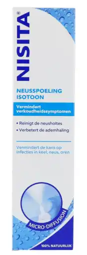 De Online Drogist Nisita Neusspoeling Isotoon - Micro-diffusion vermindert verkoudheidssymptomen aanbieding