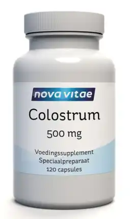 De Online Drogist Nova Vitae Colostrum 500mg Capsules aanbieding