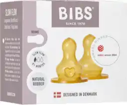 De Online Drogist BIBS Slow Flow 0+ Maanden Flessenspenen aanbieding