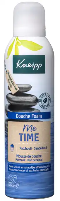 De Online Drogist Kneipp Douche Foam Me Time Patchouli Sandelhout aanbieding