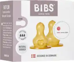 De Online Drogist BIBS Fast Flow 4+ Maanden Flessenspenen aanbieding