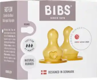 De Online Drogist BIBS Fast Flow 4+ Maanden Flessenspenen aanbieding