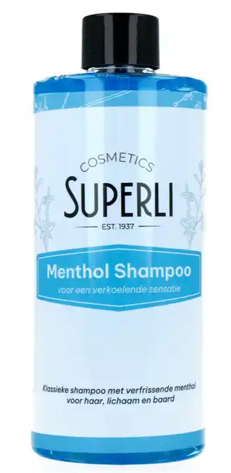De Online Drogist Superli '37 Menthol Shampoo aanbieding
