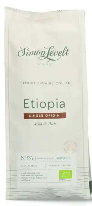 De Online Drogist Simon Levelt Etiopia Single Origin Mild & Rich No.24 aanbieding