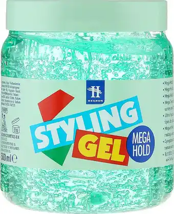 De Online Drogist Hegron Styling Gel Mega Hold aanbieding