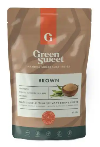 De Online Drogist Greensweet Bruine Suiker Vervanger aanbieding