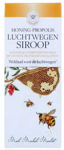 De Online Drogist Michel Merlet Luchtwegen Siroop Honing-Propolis aanbieding