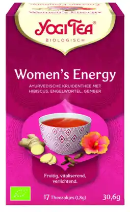 De Online Drogist Yogi Tea Women's Energy aanbieding
