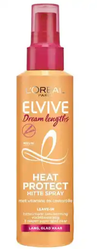 De Online Drogist Elvive Dream Lenghts Heat Protect Spray aanbieding