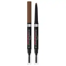 Kruidvat L'Oréal Paris Infaillible 24H Brow 5.0 Light Brunette Filling Triangular Pencil aanbieding