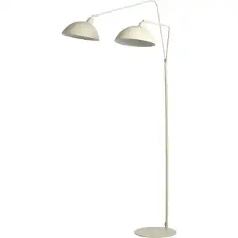 Trendhopper Vloerlamp Otta 2-lichts Creme aanbieding