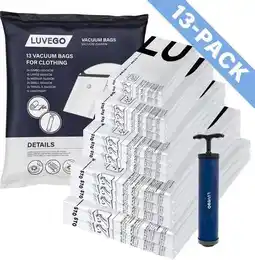 ANWB Luvego Vacuümzakken voor Kleding 13-Pack aanbieding
