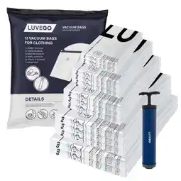 ANWB Luvego Vacuümzakken voor Kleding 13-Pack aanbieding