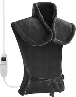 ANWB Seranova Verzwaard Warmtekussen voor Nek Antraciet aanbieding