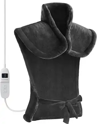 ANWB Seranova Verzwaard Warmtekussen voor Nek Antraciet aanbieding