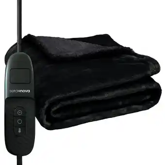 ANWB Seranova Elektrische Deken XXL 180x160 cm Zwart aanbieding