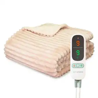 ANWB Seranova Elektrische Deken XXL 180x160 cm Beige aanbieding