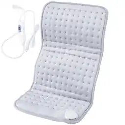 ANWB Seranova Elektrisch Warmtekussen 60x30cm Lichtgrijs aanbieding