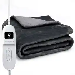 ANWB Seranova Elektrische Deken XXL 180x160 cm Antraciet aanbieding