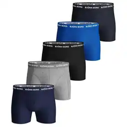 ANWB Björn Borg Heren 5-Pack Boxers Blauw aanbieding