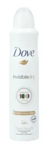 De Online Drogist Dove Invisible Dry Deodorant Spray aanbieding