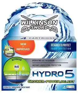 De Online Drogist Wilkinson Hydro 5 Groomer & Power Select Scheermesjes aanbieding