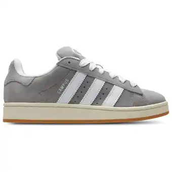 Foot Locker Adidas Campus Sneakers Heren - Grijs - Maat 39 1/3 - Suède aanbieding