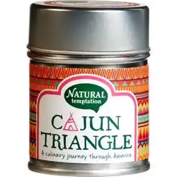 De Online Drogist Natural Temptation Cajun Triangle Kruidenmix aanbieding