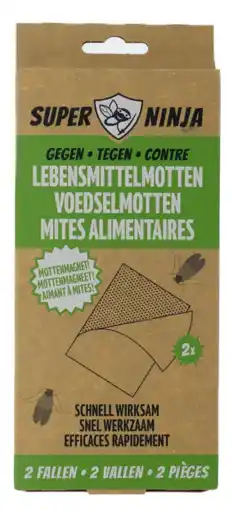 De Online Drogist Ninja Mottenvallen Voedsel aanbieding