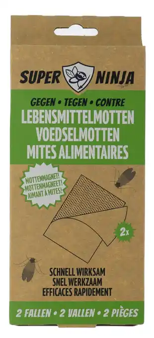 De Online Drogist Ninja Mottenvallen Voedsel aanbieding