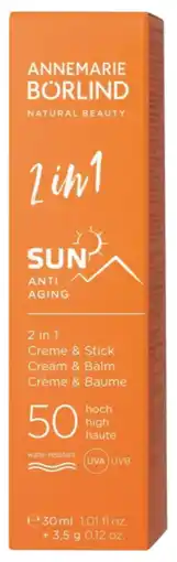 De Online Drogist Annemarie Borlind Sun Anti-Aging 2-in-1 Cream & Balm Stick SPF50 aanbieding